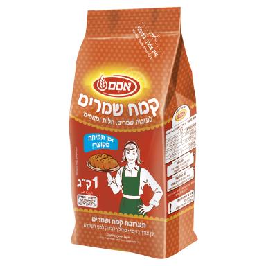 קמח שמרים אסם 1 ק"ג  אסם