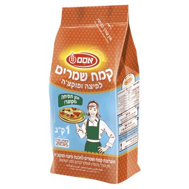 קמח שמרים לפיצה 1 קג אסם