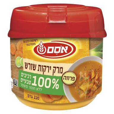 מרק ירקות שורש ר.טבעיים