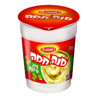 מנה חמה פירה וירקות בדצ