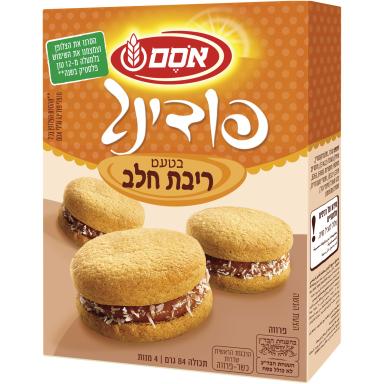 פודינג אינסטנט בטעם ריבת חלב