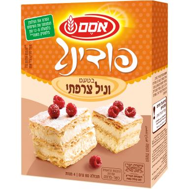 פודינג אינסטנט בטעם וניל צרפתי