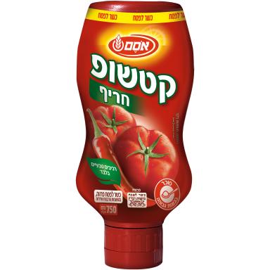 קטשופ חריף 750 ג' כשל"פ