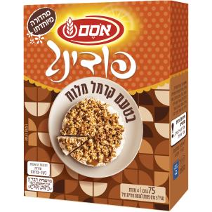 אסם אינסטנט פודינג קרמל מלוח 12*75גרם 