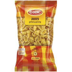 פסטה אסם צדפים גדולים 