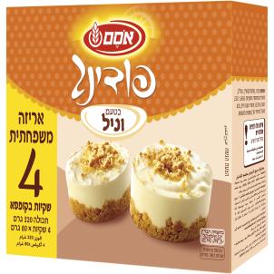 פודינג אינסטנט בטעם וניל אריזה משפחתית 