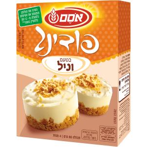 פודינג אינסטנט בטעם וניל 