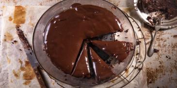 עוגת שוקולד בציפוי שוקולד חלומי